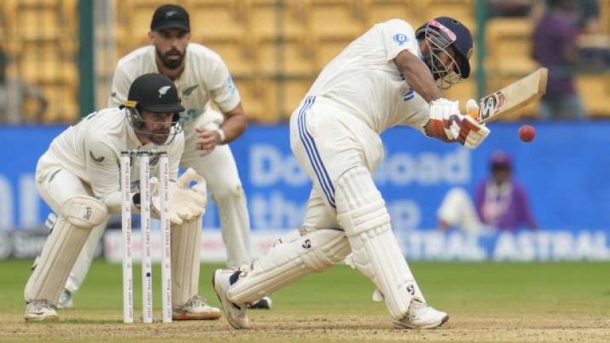 Rishabh Pant Breaks Indian Captains Record with Fearless Batting in Bangalore Test, PWCNews