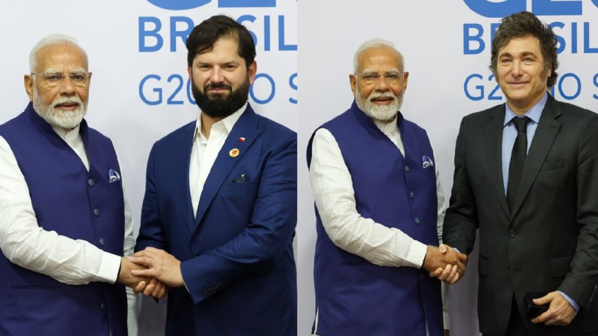 G20 Summit: PM Modi मिले चिली और अर्जेंटीना के राष्ट्रपति, अहम मुद्दों पर हुई चर्चा - PWCNews