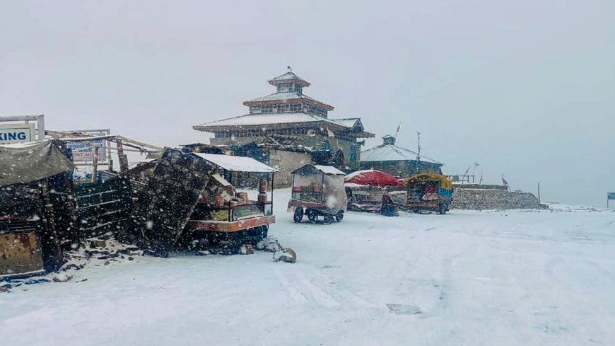 मनमोहक तस्वीरें: बर्फ से ढके पहाड़ और बरस रहे सफेद फाहे, पेएडब्ल्यूसी न्यूज़