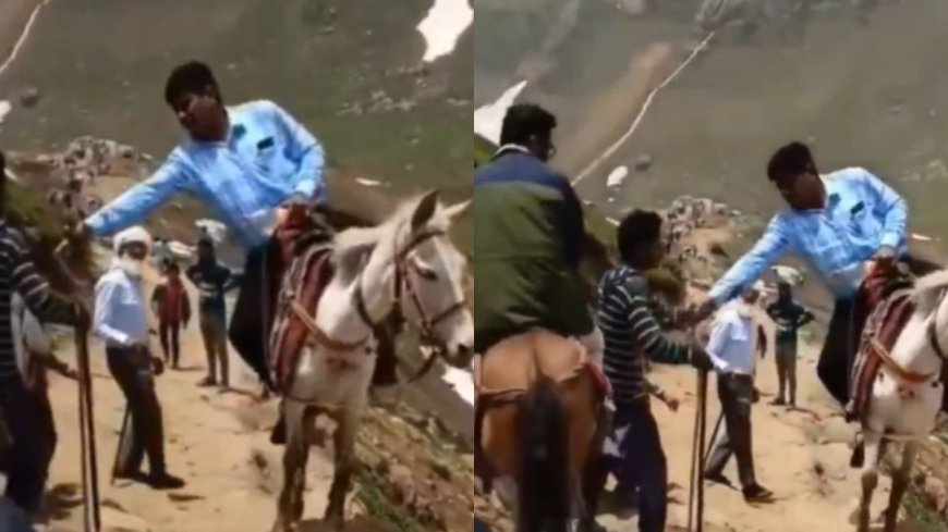 अकंल को जन्नत में जाना है! शख्स के साथ जो हुआ उसका Video देख लोगों ने कही ये बात