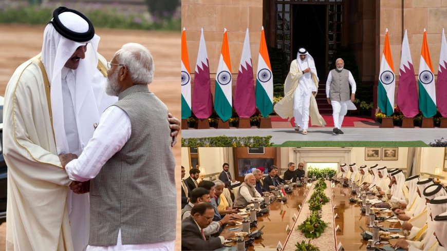 India-Qatar Relation:  द्विपक्षीय कारोबार को दोगुना कर 28 अरब डॉलर तक ले जाएंगे भारत-कतर, जानें क्या बातें हुईं