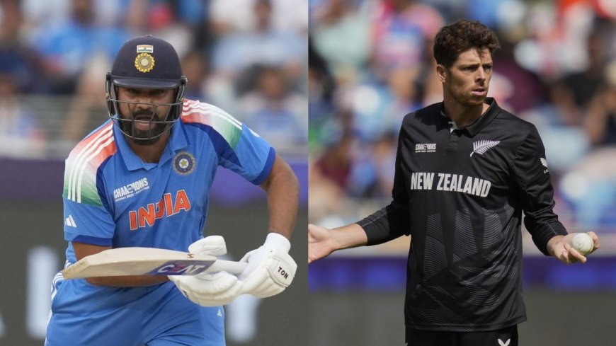 IND vs NZ Final: खिताबी जंग आज, रोहित और सैंटनर की टीम आमने-सामने, भारत के पास इतिहास रचने का मौका