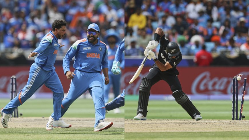 IND vs NZ Final: कुलदीप की फिरकी का नहीं था रचिन के पास जवाब, बोल्ड होने के बाद रह गए दंग; देखें VIDEO