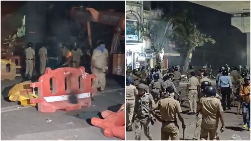 नागपुर में जब भड़की हिंसा, पुलिस पर पथराव, बैरिकेडिंग, सामने आया वीडियो फुटेज