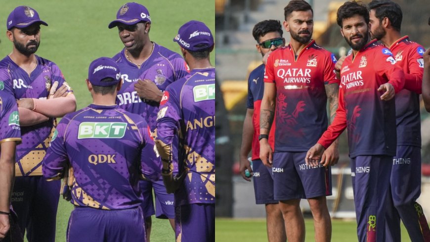 KKR vs RCB: पहले ही मैच पर छाए संकट के बादल, फैंस का मजा किरकिरा कर सकती है बारिश