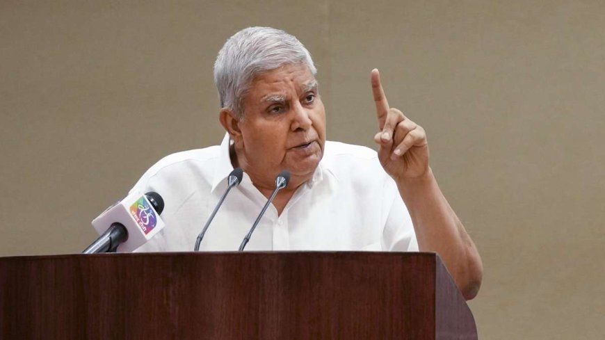 'संसद ही सुप्रीम है', आलोचना के बीच फिर उपराष्ट्रपति जगदीप धनखड़ ने दिया बड़ा बयान