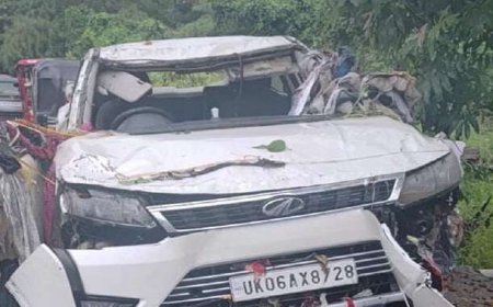 हल्द्वानी में दर्दनाक सड़क हादसा: नहर में गिरी कार, चार की मौत, नवजात भी डूबा