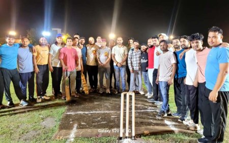 लालकुआं: नगर पंचायत अध्यक्ष सुरेंद्र लोटनी ने JBN टूर्नामेंट में खिलाड़ियों का हौसला बढ़ाया