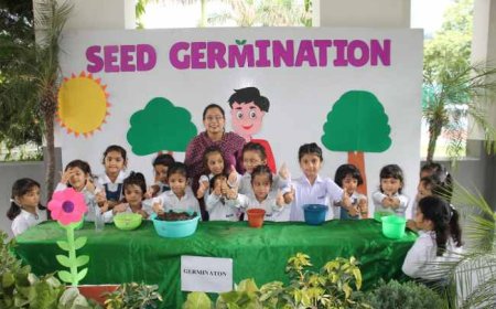 हरेला पर्व के उपलक्ष्य में इंस्पिरेशन स्कूल में बीज रोपण कार्यक्रम, पर्यावरण संरक्षण की ली गई शपथ