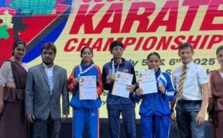 चम्पावत: अनामिका बिष्ट ने साउथ एशियन कराटे चैंपियनशिप में जीता सिल्वर मेडल