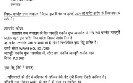 उत्तराखंड कांग्रेस का राज्य निर्वाचन आयोग को पत्र: चुनाव चिन्ह न देने की अपील
