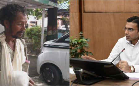 देहरादून: डीएम सविन ने मानवता की एक और मिसाल पेश की, असहाय राजू को दिया सहारा