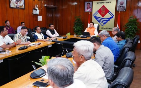 मुख्यमंत्री धामी ने पीडब्ल्यूडी की गेम चेंजर योजनाओं की समीक्षा की