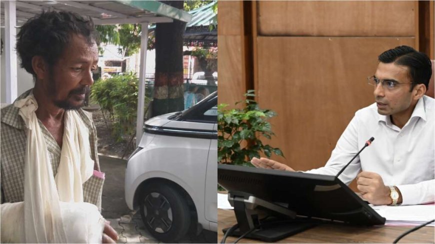 देहरादून: डीएम सविन ने एक बार फिर पेश की मानवता की मिसाल, असहाय, अनाथ और लाचार राजू को दिया सहारा