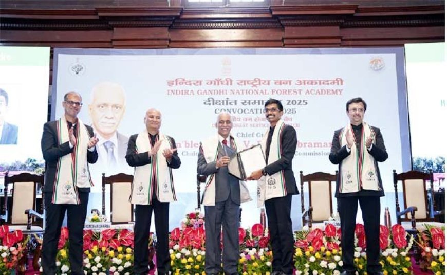 देश को मिले 109 आईएफएस अफसर, इन्दिरा गाँधी राष्ट्रीय वन अकादमी, देहरादून में आयोजित हुआ दीक्षांत समारोह