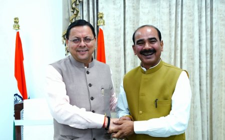 केंद्रीय राज्य मंत्री अजय टम्टा से भेंट: पंचायत चुनावों की जीत और सड़क विकास पर हुई चर्चा