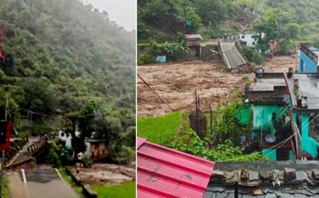 उत्तराखंड में बारिश का कहर: बुआखाल-रामनगर हाईवे पर पुल ढहा, थलीसैंण क्षेत्र का संपर्क बाधित