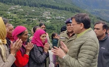 उत्तरकाशी की धराली आपदा: मुख्यमंत्री पुष्कर सिंह धामी का ग्राउंड जीरो पर महत्वपूर्ण दौरा