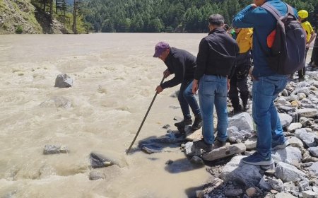 उत्तराखंड: हर्षिल में बनी झील को सुरक्षित तरीके से खोलने की प्रक्रिया