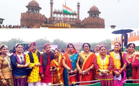 लाल किले पर स्वतंत्रता दिवस समारोह में प्रवासी उत्तराखंडियों का परंपरागत अद्भुत प्रदर्शन