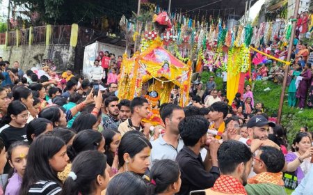 चम्पावत का फूलडोल मेला: नागनाथ और बालेश्वर मंदिर से भगवान श्रीकृष्ण की भव्य डोला यात्राएं