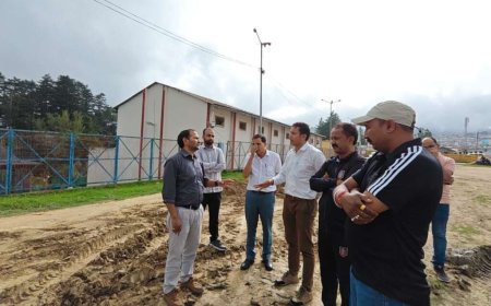 चम्पावत में गौरलचौड़ मैदान का निरीक्षण, समतलीकरण कार्य का आगाज