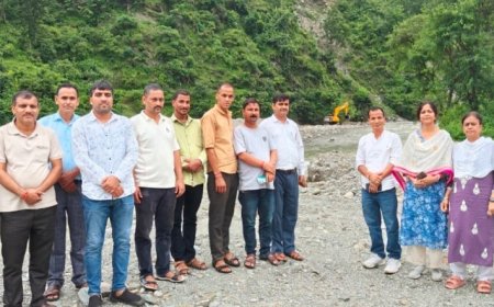 चम्पावत में सुरक्षात्मक कार्य शुरू, भाजपा नेता सुंदर बोहरा का योगदान सराहनीय