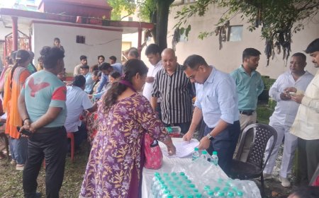 हल्द्वानी नगर निगम क्षेत्र में डीएम वंदना के दिशा-निर्देश पर जन सुविधा शिविरों का आयोजन