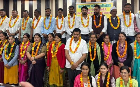 पाटी ब्लॉक प्रमुख और बीडीसी सदस्यों ने शपथ ग्रहण किया, विकास के नए द्वार खोले