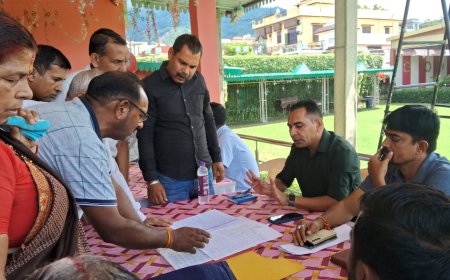 डीएम वंदना के निर्देशन में वार्ड 33 और 34 में जनता के लिए शिविर का आयोजन