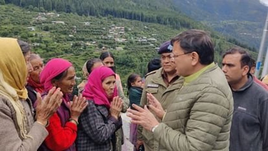 उत्तरकाशी धराली आपदा: मौसम की चुनौतियों के बीच ग्राउंड जीरो पर मुख्यमंत्री पुष्कर सिंह धामी