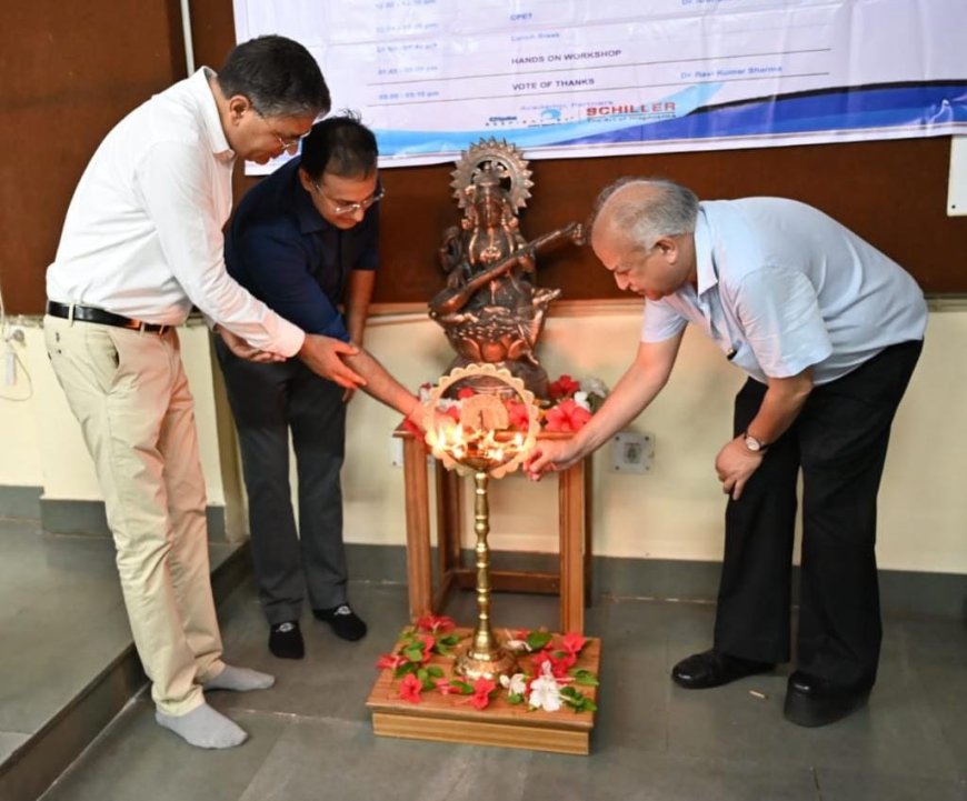 टी०बी० एवं श्वास रोग विभाग द्वारा मेडिकल कॉलेज परिसर के लेक्चर थियेटर में पल्मोनरी फंक्शन टेस्ट पर एक कार्यशाला आयोजित
