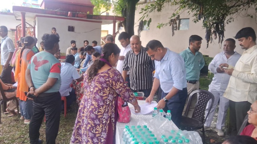 हल्द्वानी नगर निगम क्षेत्र में डीएम वंदना के दिशा-निर्देश पर जन सुविधा शिविरों का आयोजन