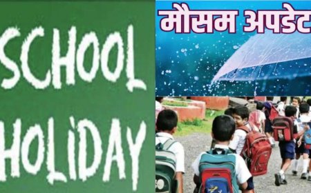 उत्तराखंड में भारी बारिश का अलर्ट, स्कूलों में अवकाश की घोषणा