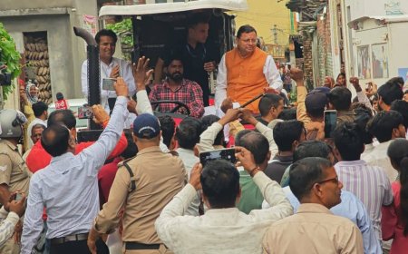 सीएम धामी का लक्सर में बाढ़ प्रभावित क्षेत्रों का दौरा: राहत कार्यों में तेजी के निर्देश