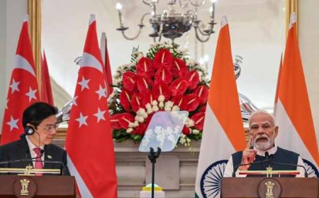 भारत-सिंगापुर बैठक: सुरक्षा, डिजिटल शिपिंग और टेक्नोलॉजी पर बड़ी सहमति