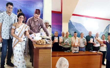 गढ़वाल भवन में साहित्यिक समारोह: संदीप गढ़वाली की "घचाक" और डॉ. रामेश्वरी नादान की हिंदी रचनाओं का लोकार्पण