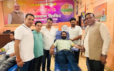 मोदी जी के 75वें जन्मदिन पर रक्तदान का संकल्प: देहरादून में हुआ आकर्षक आयोजन