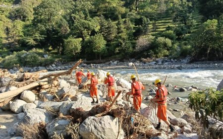 चमोली के नंदानगर में आपदा से प्रभावित क्षेत्रों में रेस्क्यू अभियान समापन