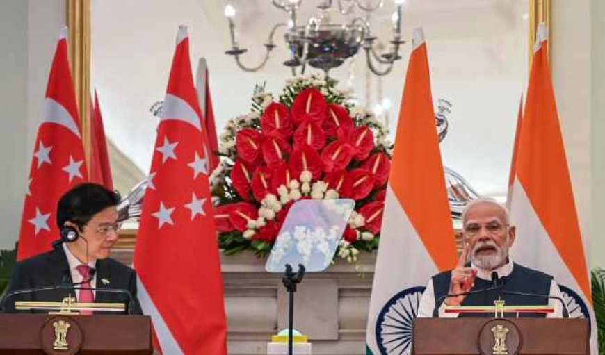 भारत-सिंगापुर बैठक: सुरक्षा, डिजिटल शिपिंग और टेक्नोलॉजी पर बड़ी सहमति