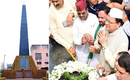 रामपुर तिराहा शहीद स्थल का री-डेवलपमेंट, मुख्यमंत्री धामी ने शहीदों को किया याद