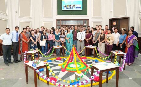 फ्रांस के बच्चों का इंस्पिरेशन स्कूल में जोर द्वार से स्वागत