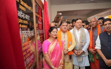 रुड़की में बीजेपी ऑफिस का सीएम धामी ने किया उद्घाटन