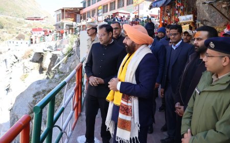 राज्यपाल ने बदरीनाथ में मास्टर प्लान का जायजा लिया