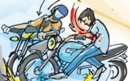 हल्द्वानी : दो बाइकों की हुई भीषण टक्कर, दोनों बाइकों के हुए टुकड़े, दो की मौत