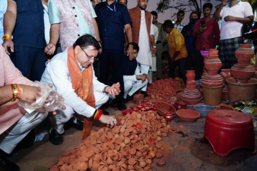 देहरादून: मुख्यमंत्री पुष्कर सिंह धामी ने स्थानीय दुकानों से की दीपावली की खरीदारी, दिया यह संदेश