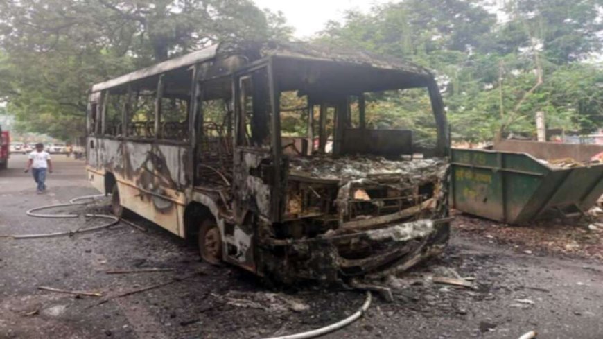 हैदराबाद से बेंगलुरु जा रही बस में लगी भीषण आग, 20 से ज्यादा लोगों की मौत
