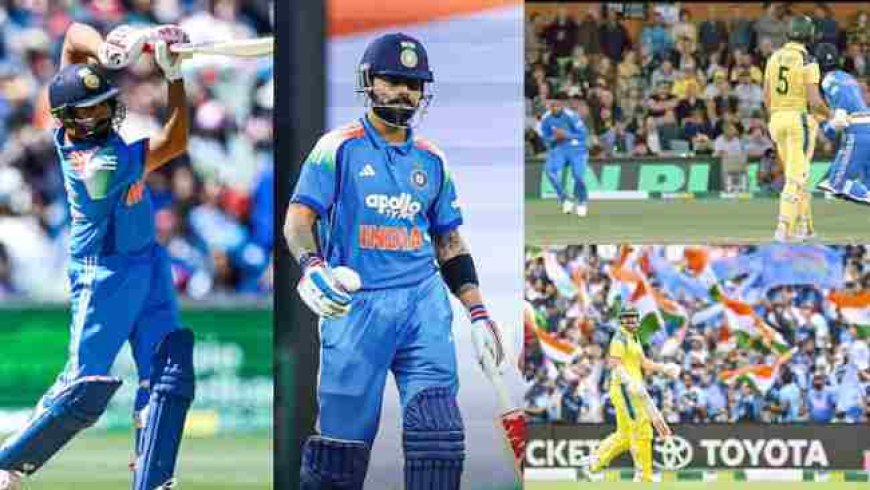 रोहित और कोहली की धमाकेदार पारियों ने भारत को दिलाई 9 विकेट से जीत