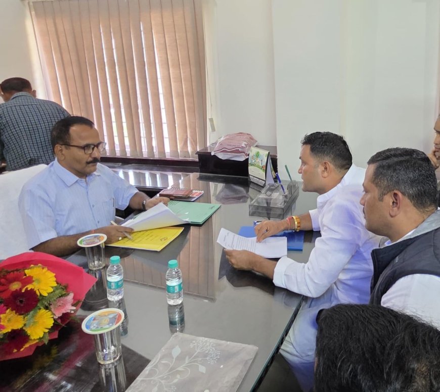 विधायक कैड़ा ने की जिलाधिकारी नैनीताल से मुलाकात भीमताल क्षेत्र की समस्याओं का समाधान करने की करी मांग