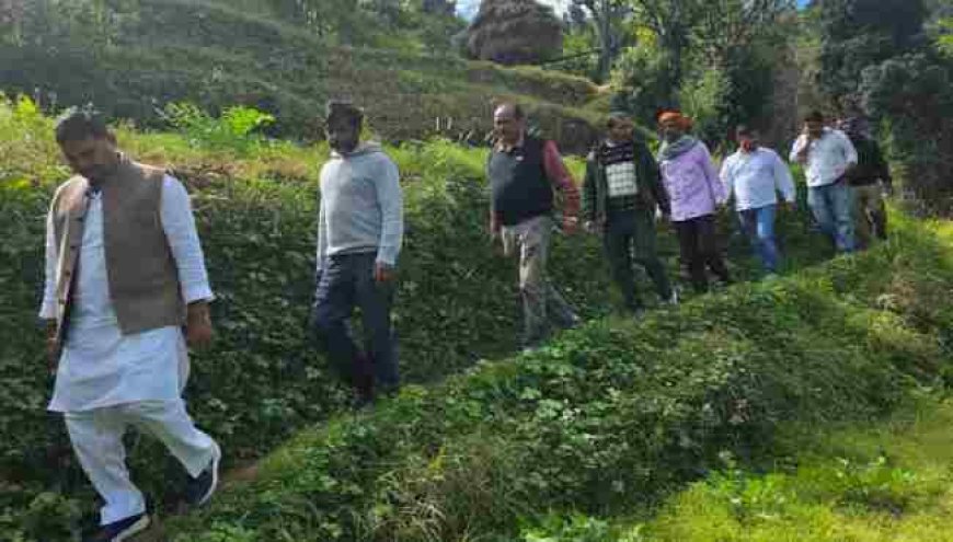 विधायक कैड़ा ने ओखलकांडा ब्लॉक में सुनी ग्रामीणों की समस्याएं